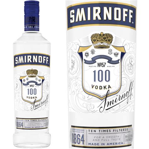 what proof is vodka smirnoff.